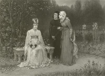 イザベラ女王と彼女の女性 作： George Henry Boughton