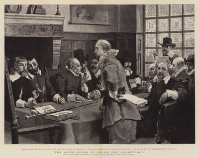 ピーター・ザ・ヘッドストロングの評議員 作： George Henry Boughton