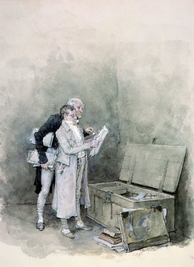 証書箱 作： George Henry Boughton
