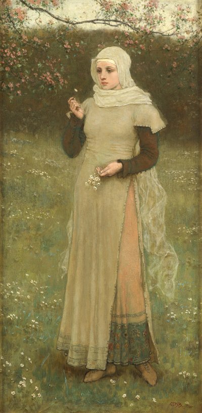 お花 作： George Henry Boughton