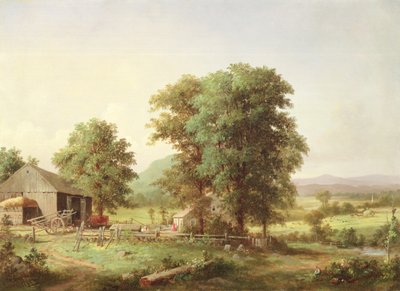 1862年の夏の風景 作： George Henry Durrie