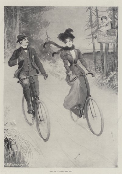 聖バレンタインの日 作： George Henry Edwards