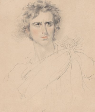 マクベスの登場人物のエドマンド・キーン、1814年。 作： George Henry Harlow