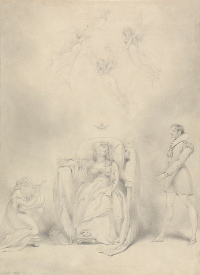 キャサリン妃の夢 作： George Henry Harlow