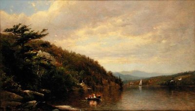 ジョージ湖でのボート遊び 作： George Henry Smillie