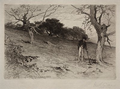 風景、1883年。 作： George Henry Smillie