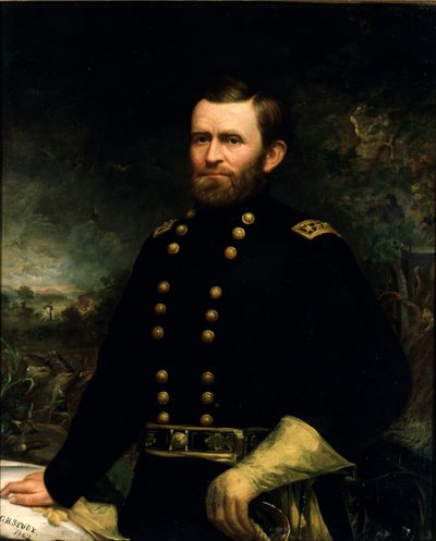 ユリシーズシンプソングラントの肖像、1869年 作： George Henry Story