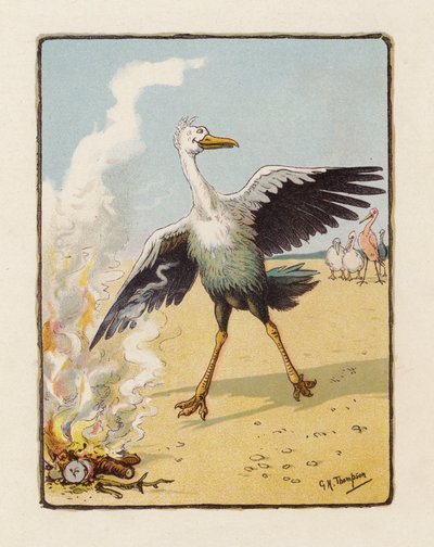 ザ・フェニックス（カラーリトグラフ） 作： George Henry Thompson