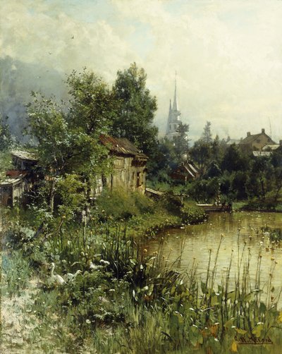 ニュージャージー州モリスタウンの様子 作： George Herbert McCord