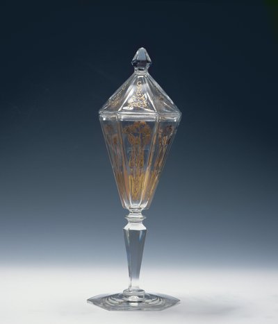 ガラスのコップとカバー、1898 作： George Heywood Maunoir Sumner