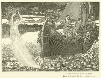 ウンディーネがドナウ川で消える 作： George Heywood Maunoir Sumner