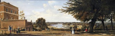 リッチモンドヒルからのウィックの左側の眺め（1837年） 作： George Hilditch