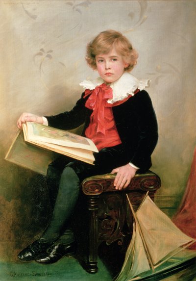 ノーマンスチュワートデイビスの肖像 作： George Hillyard Swinstead