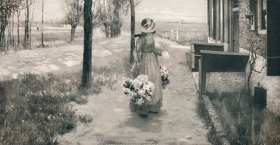 オランダのフラワーガール、1887年、1912年 作： George Hitchcock