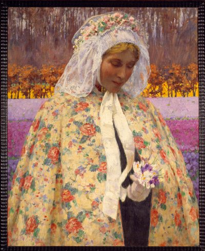 ジョージ・ヒッチコック（1850-1913）の描いた「ラ・マリー」（ec.amer）1906年 個人蔵 作： George Hitchcock