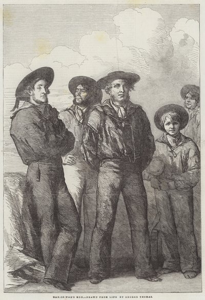 戦士の男性 作： George Housman Thomas