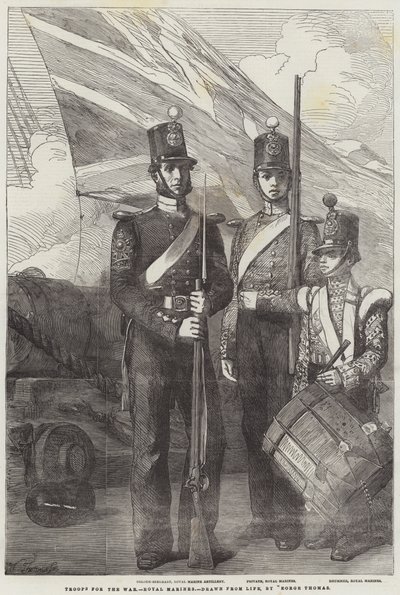 戦争のための軍隊、海兵隊 作： George Housman Thomas