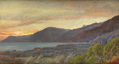 ボルディゲーラからの眺め、1882年 作： George Howard