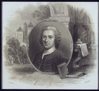 ウィリアムフィンデン（1787-1852）によって刻まれたジャンジャックルソー（1712-78）の肖像 作： George Howse