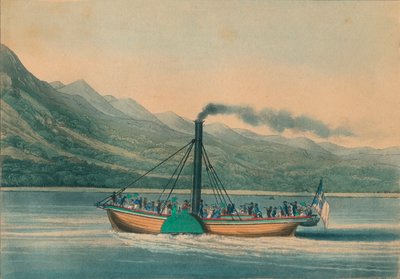 1825年、ローモンド湖への旅。 作： George Hunt