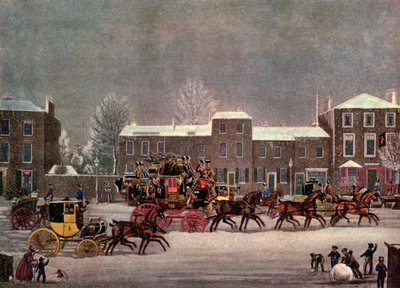1927世紀のクリスマスへのアプローチ。 作： George Hunt