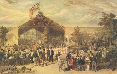 認可されたVictuallers年次ディナー、マーメイドタバーン、ハックニー、1866 作： George Hunt