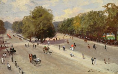 ロッテンロウ、ハイドパークコーナー 作： George Hyde Pownall