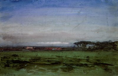 カンパーニャの向こう、1872年。 作： George Inness