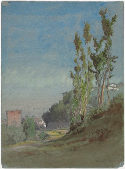 アルバーノ、イタリア 作： George Inness