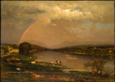 デラウェア・ウォーター・ギャップ 作： George Inness