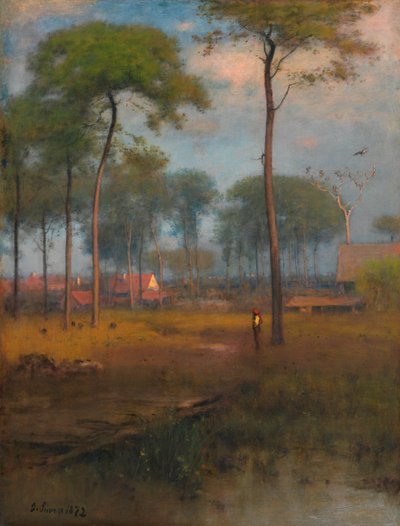早朝、ターポン スプリングス、1892 年。 作： George Inness