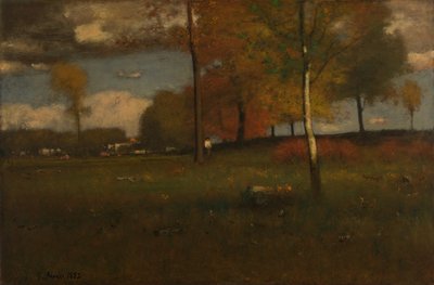 10月、ビレッジ付近 作： George Inness