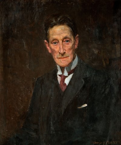 サー・ジョンストン・フォーブス・ロバートソンの肖像、1900～1925年。 作： George James Coates