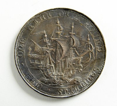 コインの試作品（銀色の金属製 作： George James Frampton