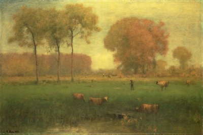 インドの夏、1891 作： George Jnr. Inness