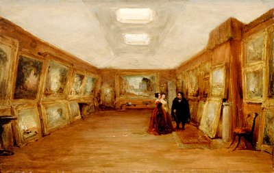 ターナーズ ギャラリーのインテリア: 1851 年以降の作品を展示するアーティスト 作： George Jones