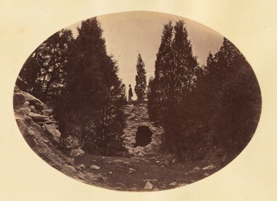 古い定置場、ウェスト ポイント、1860 年代後半。 作： George Kendall Warren