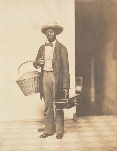Sam Campus Vendor、Yale Class Abum、ca. 1858年。 作： George K Warren