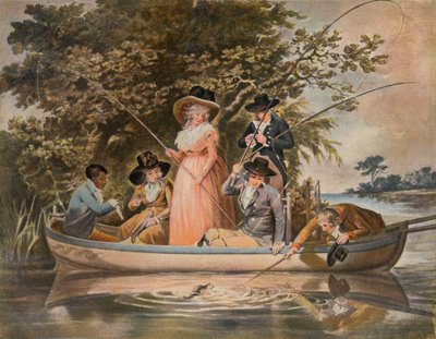 パーティーの釣り、1789年、1902年 作： George Keating
