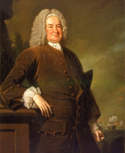 ジョン・ノリス提督（1660-1749年頃）、1735年頃（キャンバスに油彩） 作： George Knapton