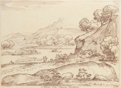 無題：田園風景 作： George Knapton