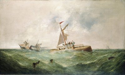 1877年、クレオパトラの針（ファラオ・トゥトモシス3世（第18王朝）の時代に作られたエジプトのオベリスクにつけられたニックネーム）がイギリスに運ばれる。 作： George Knight