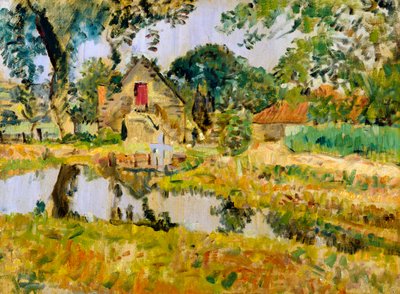 オールド・ミル、フィフシャー（油彩・キャンバス） 作： George Leslie Hunter