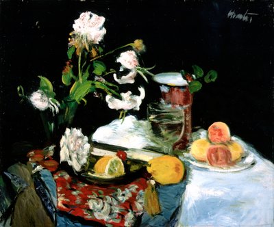 静物画、1918年頃（油彩・キャンバス 作： George Leslie Hunter