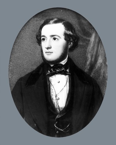 紳士の肖像、ca。 1845-1850。 作： George Lethbridge Saunders