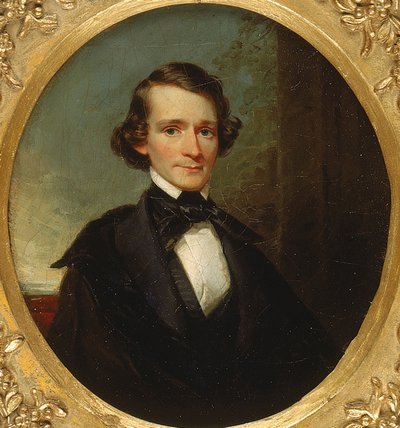 ニューヨーク紳士の肖像、カリフォルニア州。 1840年。 作： George Linen