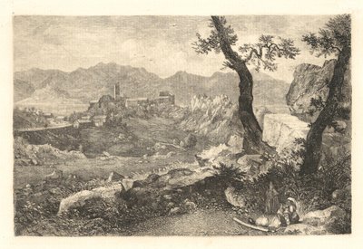 ローマの近くの景色 作： George Loring Brown
