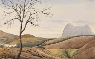 Gibraltarin kallio San Roquen Alameidalta 作： George Lothian Hall