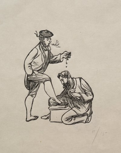 国内哲学、1863年。 作： George Louis Palmella Busson Du Maurier