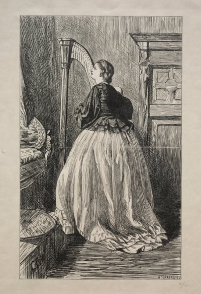 O歌うそのシンプルな歌、1862。 作： George Louis Palmella Busson Du Maurier